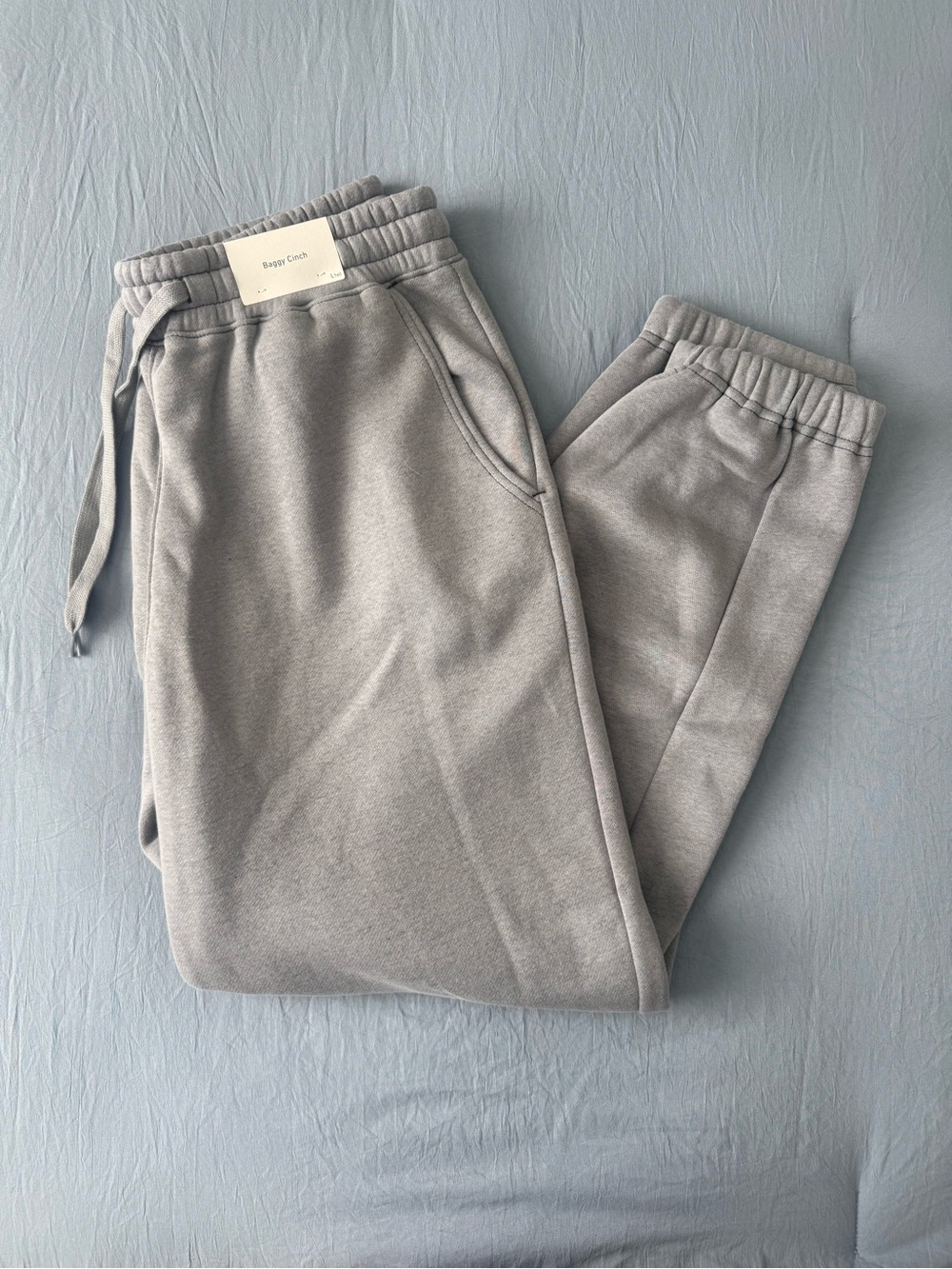 HOLLISTER Men’s Grey Baggy Cinch Jogger - NWT